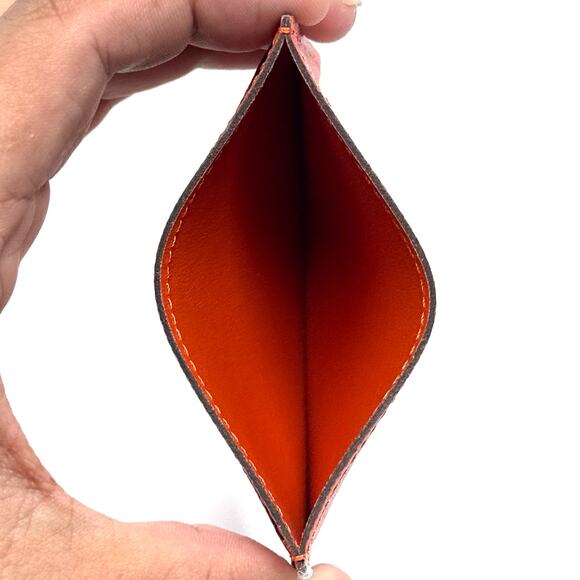 Louis Vuitton Orange Cardholder Wallet - Picture 9 of 11